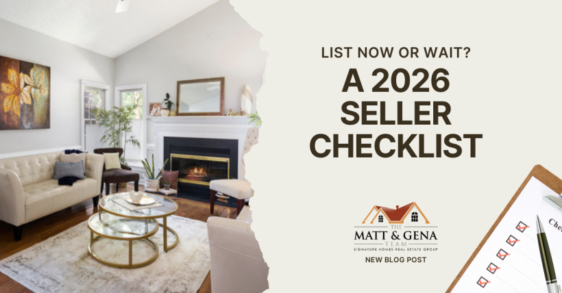 List Now or Wait? A 2026 Seller Checklist